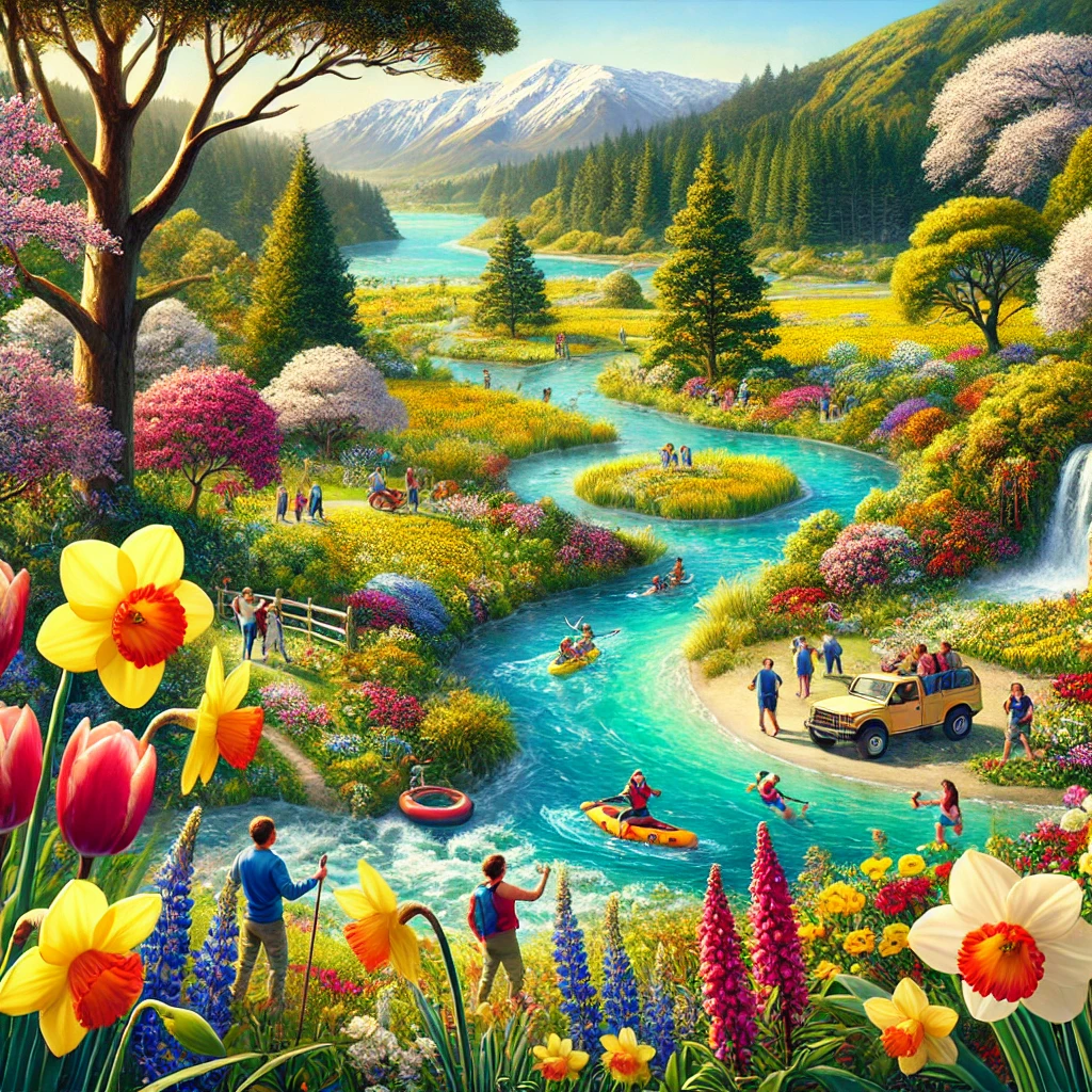 Frühling in Neuseeland 