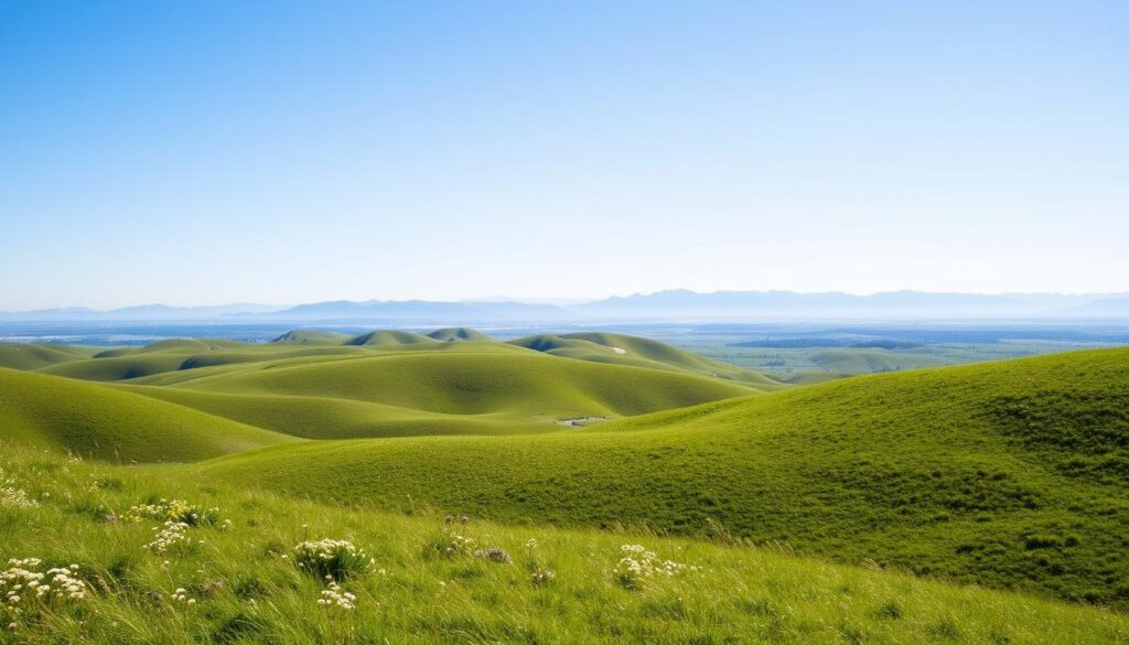 Canterbury Plains Graslandschaft