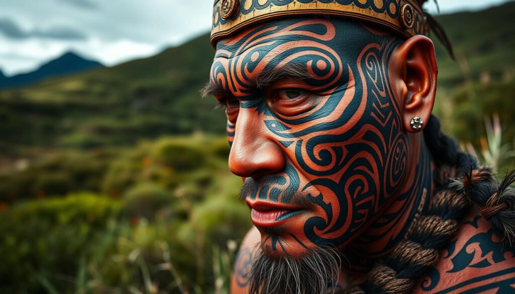 Maori Tätowierung Ta Moko