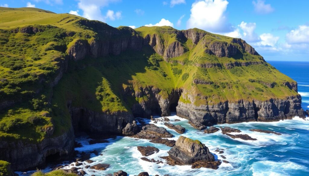 Neuseeland Küstenlandschaft Klippen
