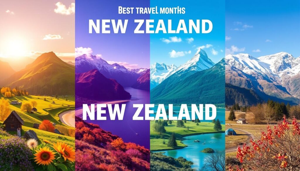 Neuseeland Reisemonate Übersicht