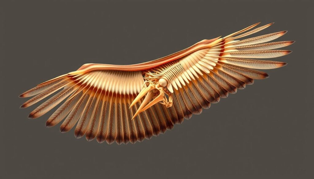 Kiwi Flügelanatomie