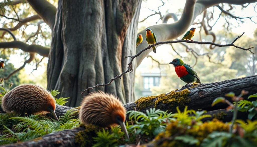 Neuseeland Tiere Vogelarten