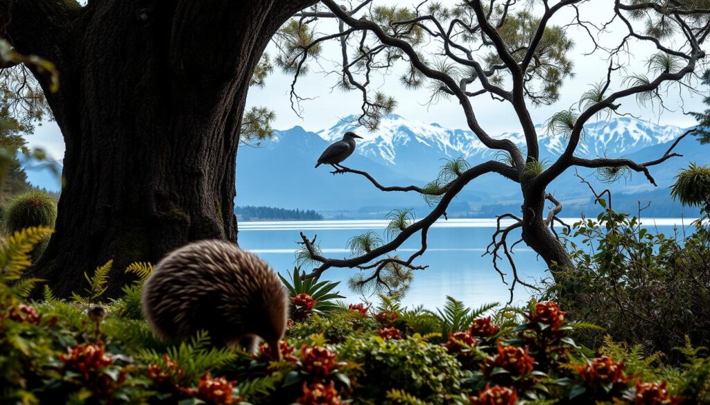 Neuseeland Tiere in ihrer natürlichen Umgebung
