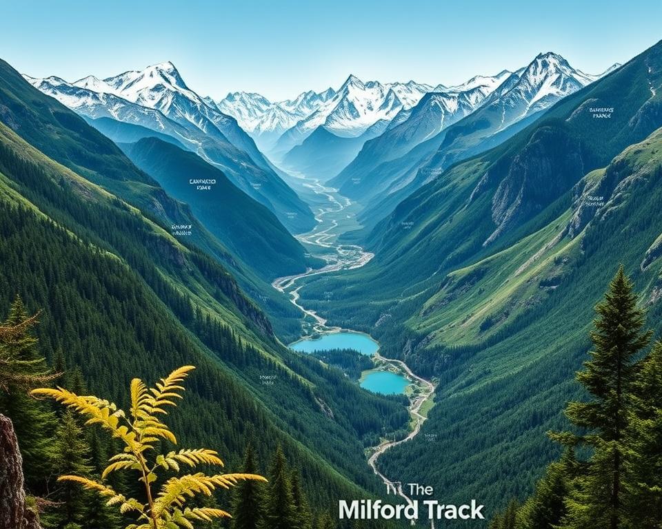 Milford Track Etappenplan