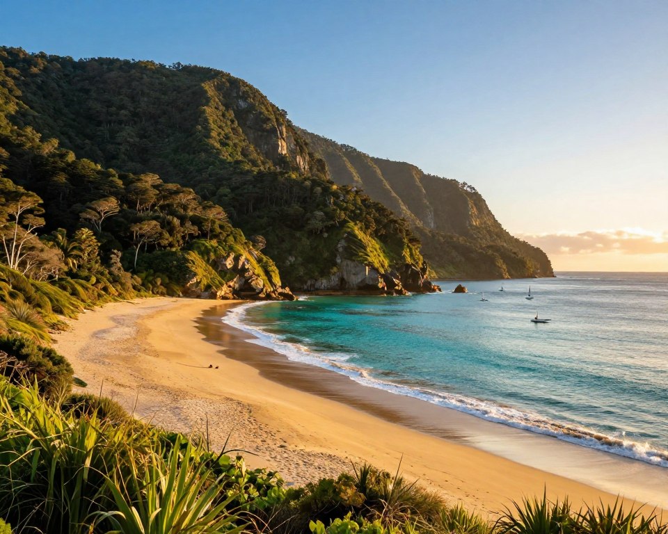 Abel Tasman Buchten Panorama